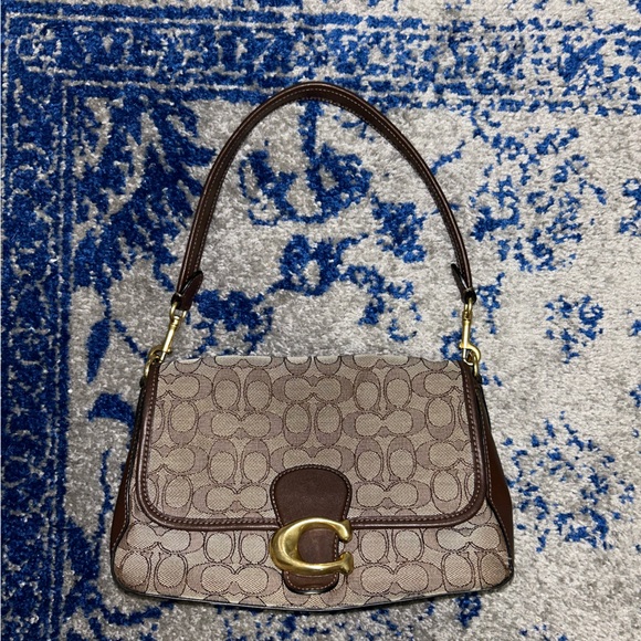 COACH Soft Tabby Shoulder Bag In Signature Jacquard
